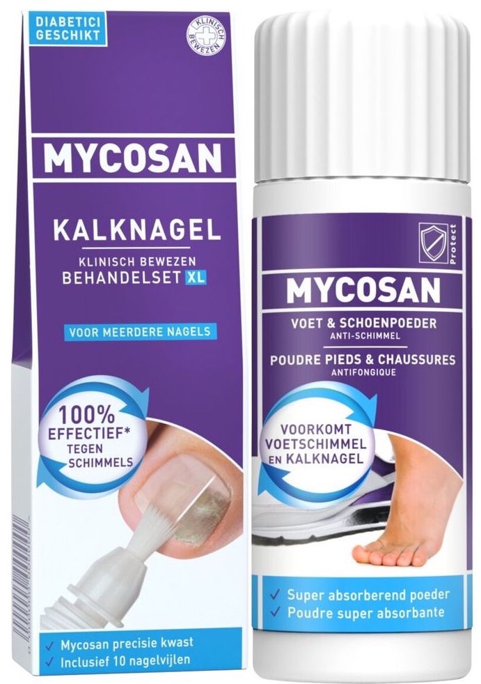 Mycosan Anti Kalknagel-XL + Voet & Schoen Poeder Combivoordeel