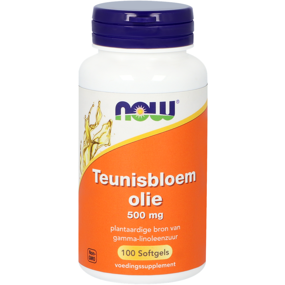 Afbeelding van NOW Teunisbloemolie 500mg Softgels