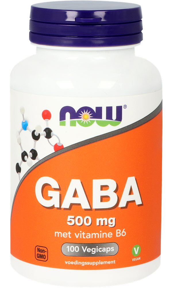 NOW GABA 500mg Capsules afbeelding