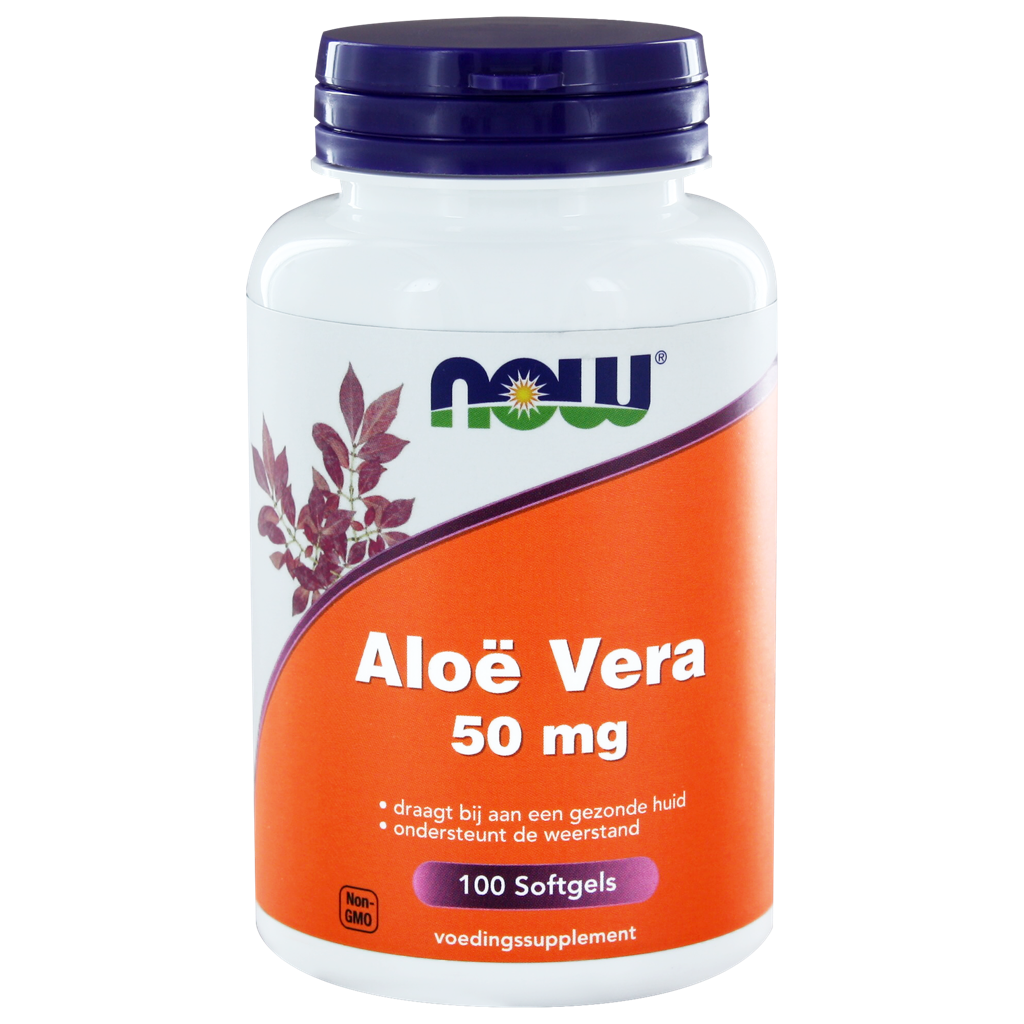 NOW Aloë Vera 50 mg Softgels