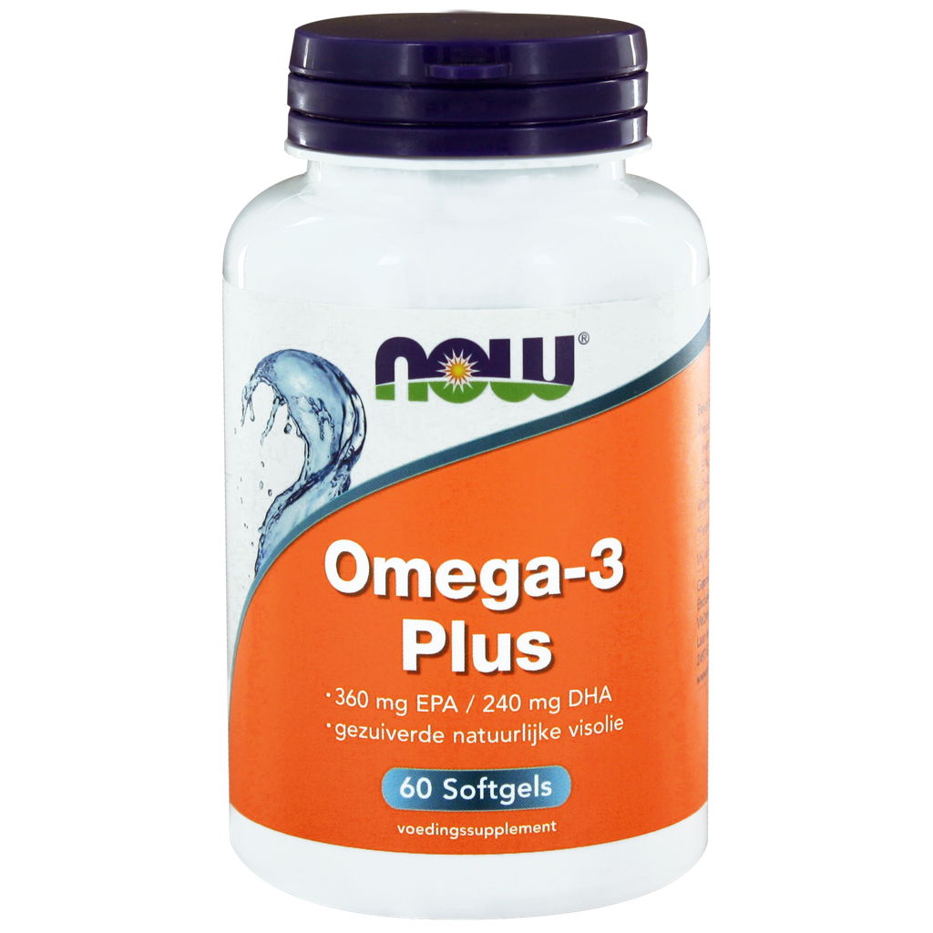 Afbeelding van NOW Omega-3 Plus Softgels