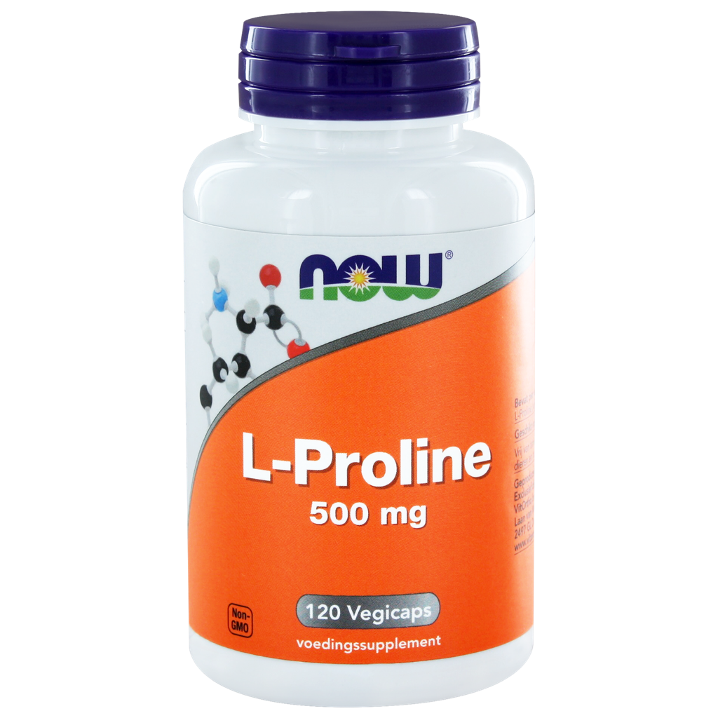 NOW L-Proline 500mg Capsules