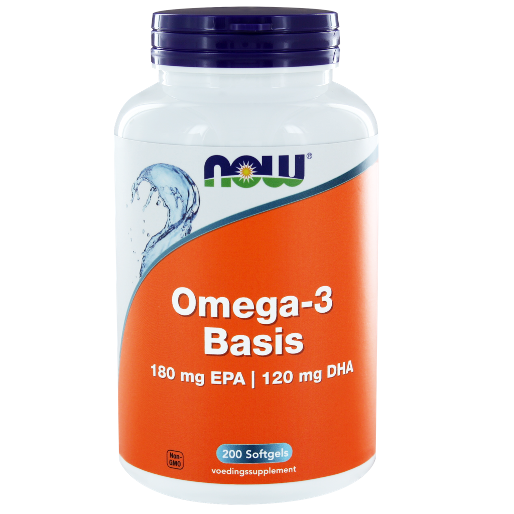 Afbeelding van NOW Omega-3 Basis Softgels