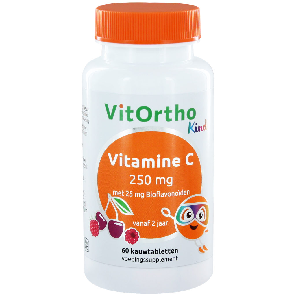 VitOrtho Kind Vitamine C 250mg Kauwtabletten