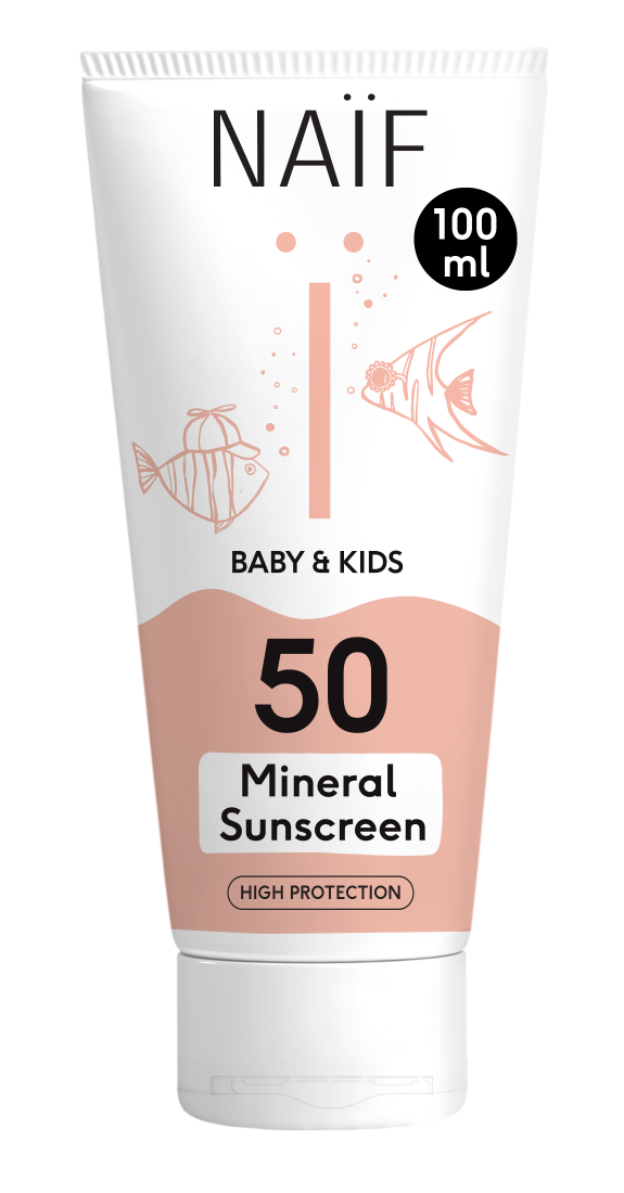 Image of Naif Care Baby&Kids Minerale Zonnebrandcrème SPF50