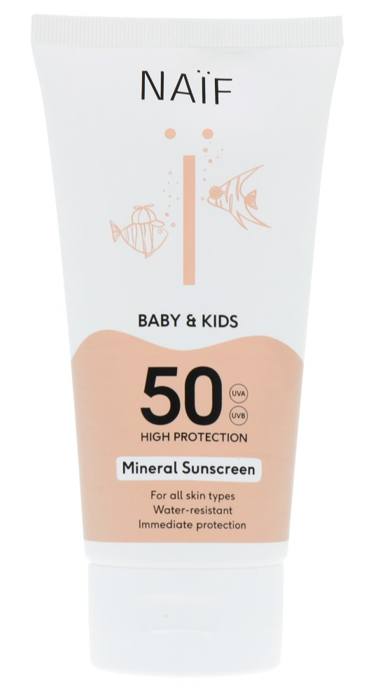 Image of Naif Care Baby&Kids Minerale Zonnebrandcrème SPF50