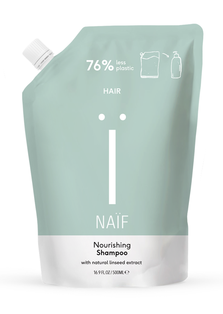 Naïf - Voedende Shampoo - Navulverpakking/ refill - 500ml - Haarverzorging - met Natuurlijke Ingrediënten