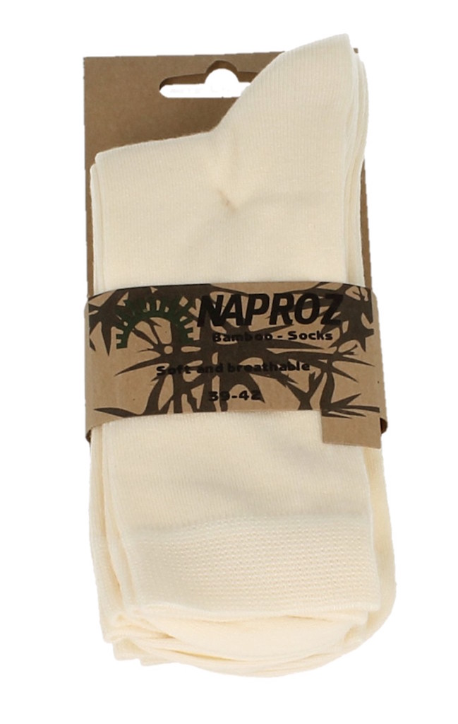 Naproz Airco Sokken Dames Ecru 39-42 3 Paar