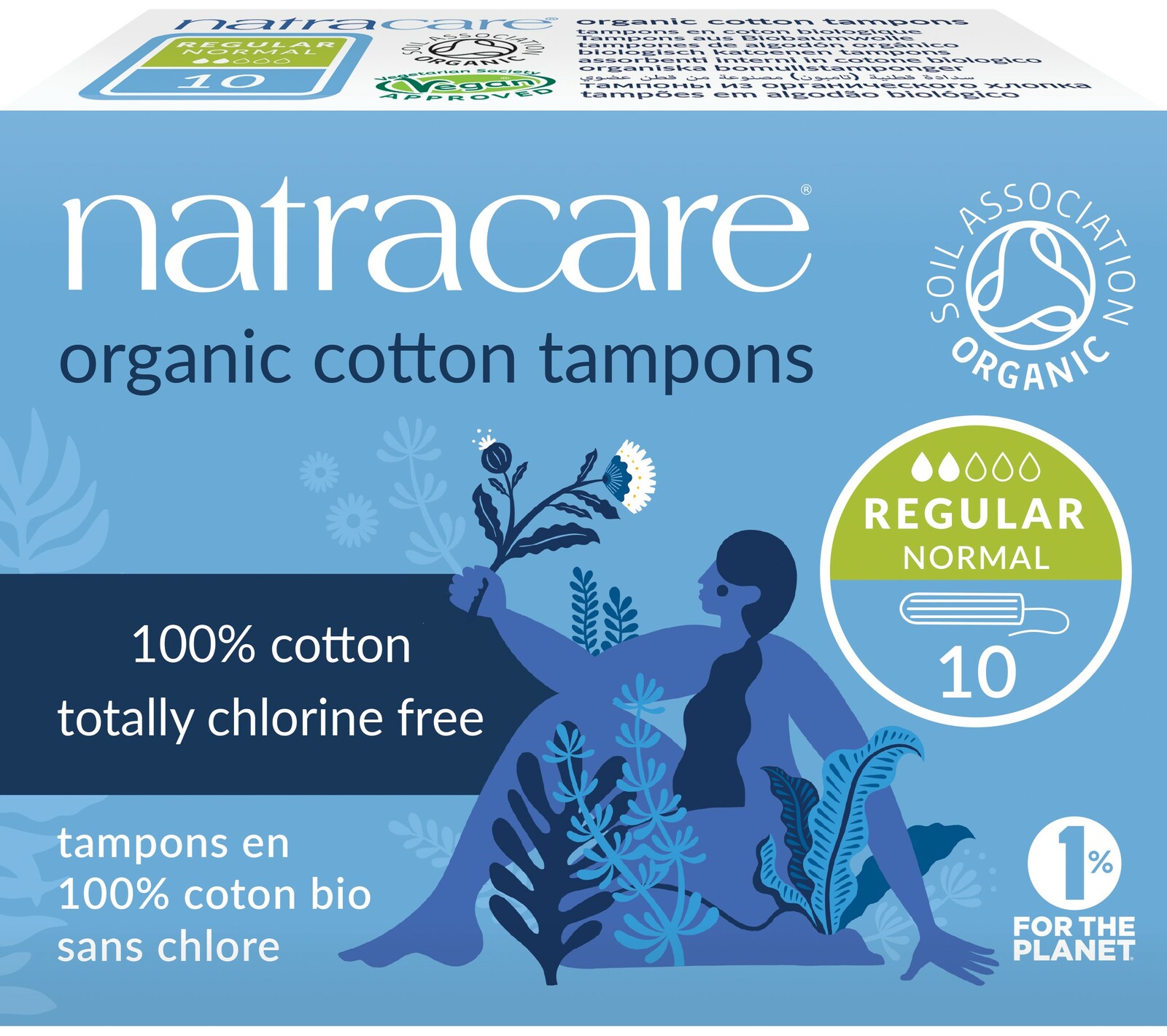 Natracare Tampon Katoen Norm 10 stuks