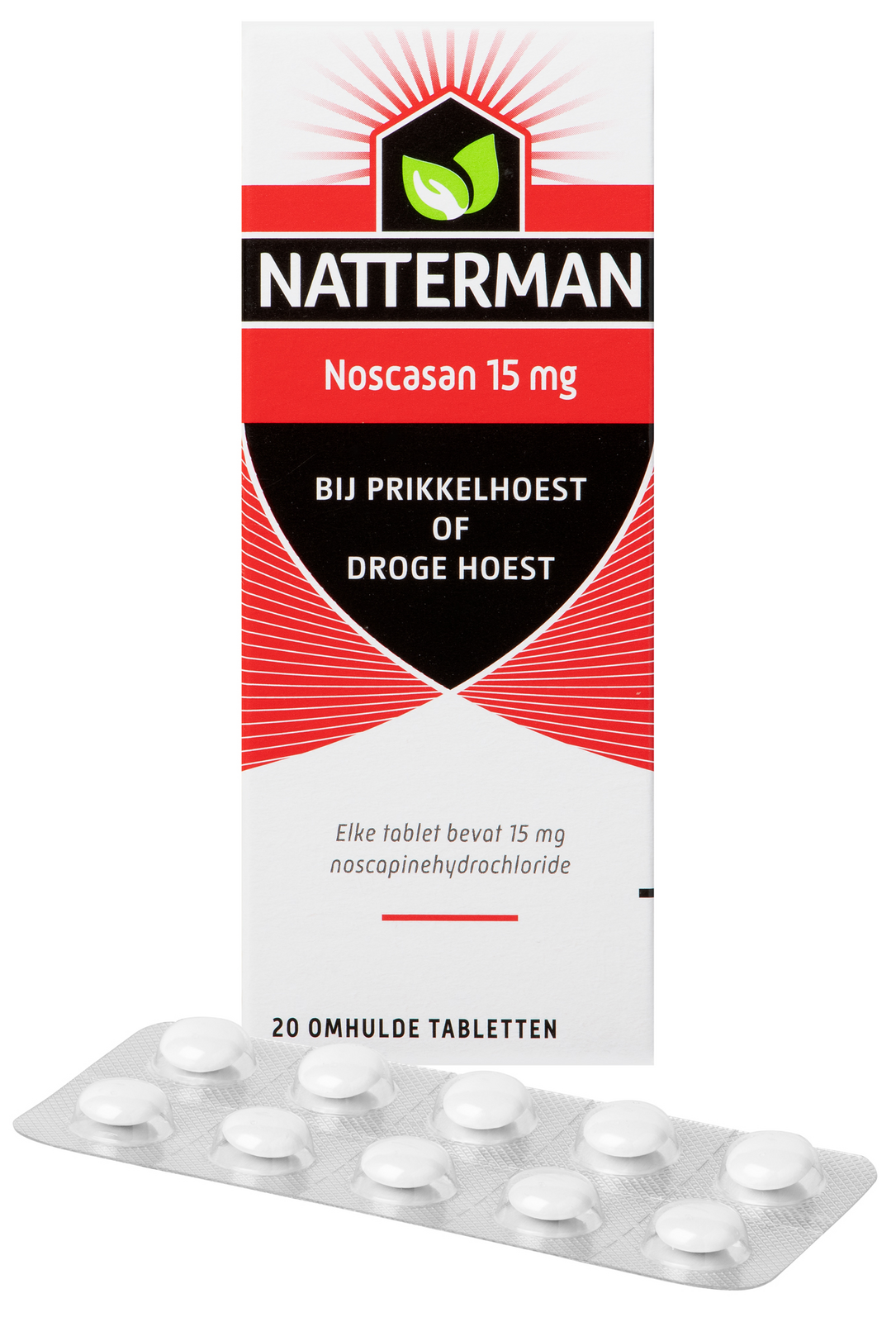 Natterman Noscasan 15 mg bij prikkelhoest of droge hoest Tabletten