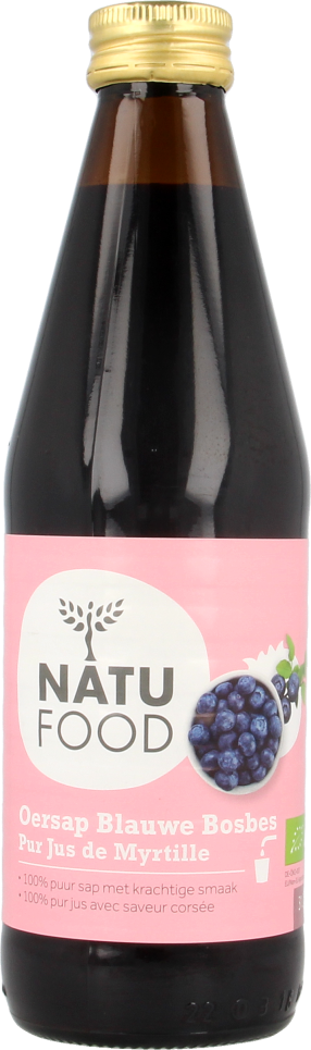 Natufood Oersap Blauwe Bosbes afbeelding