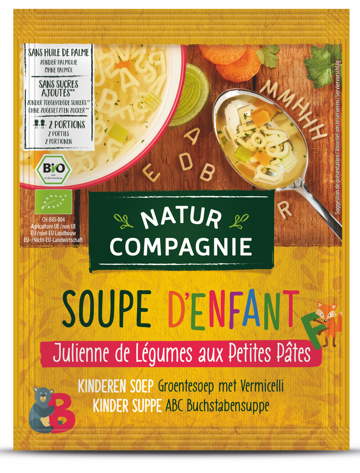 Natur Compagnie Kinder Soep Groentesoep met Vermicelli