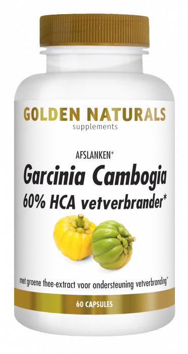 Golden Naturals Garcinia Cambogia 60% HCA vetverbrander (60 capsules)