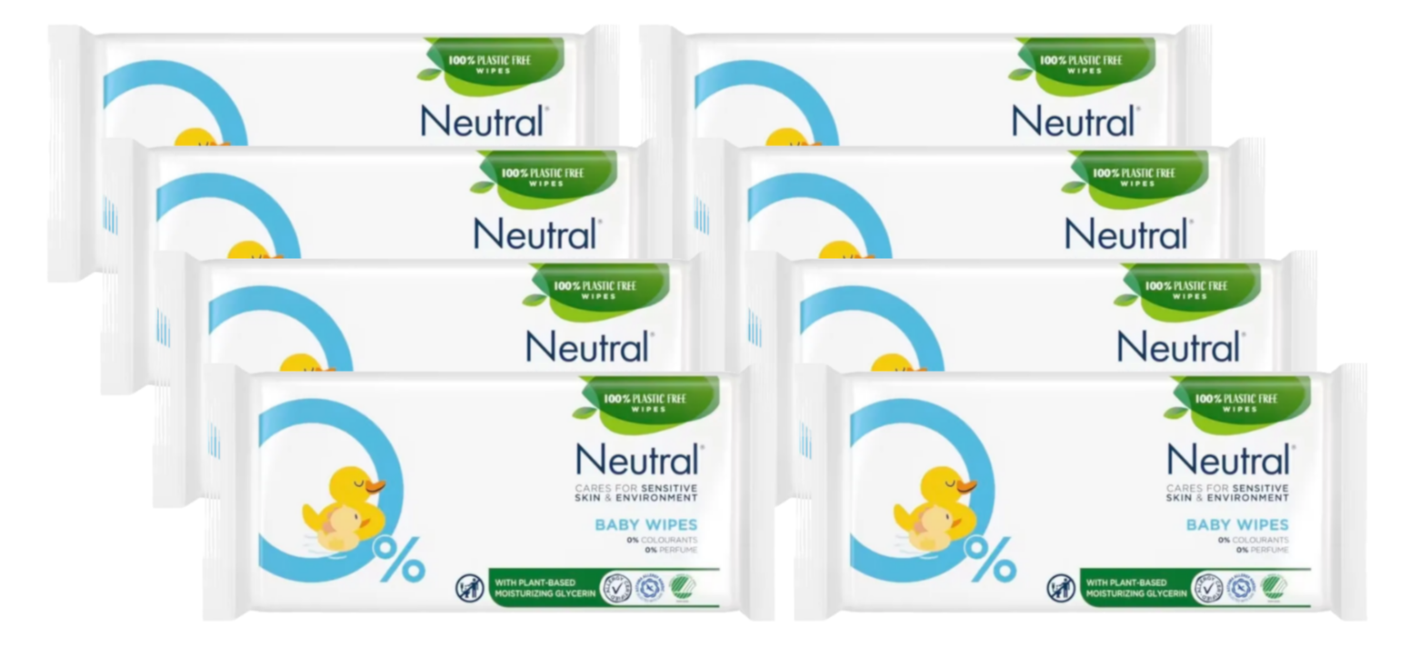 Neutral 0% Baby Wipes Multiverpakking afbeelding