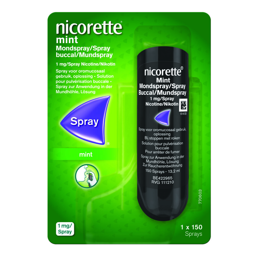 Nicorette Mondspray 1mg Mint