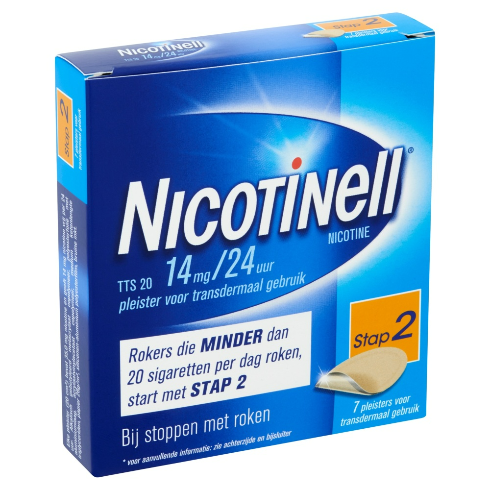 Image of Nicotinell Pleisters 14 mg - voor stoppen met roken 