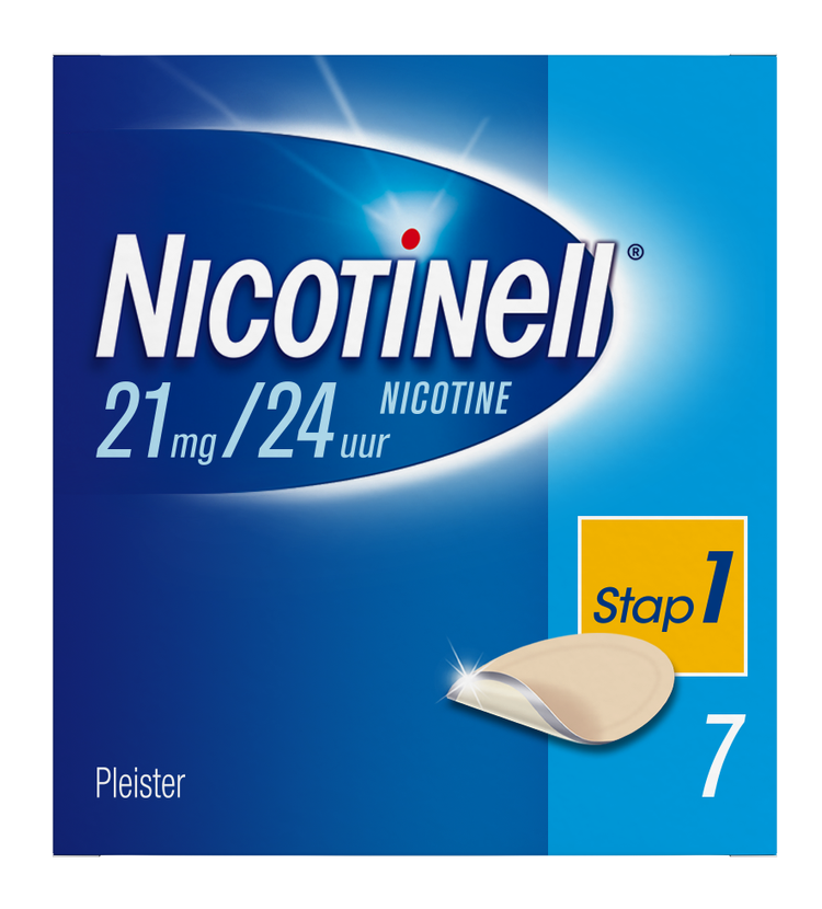 Image of Nicotinell Pleisters 21 mg - voor stoppen met roken 