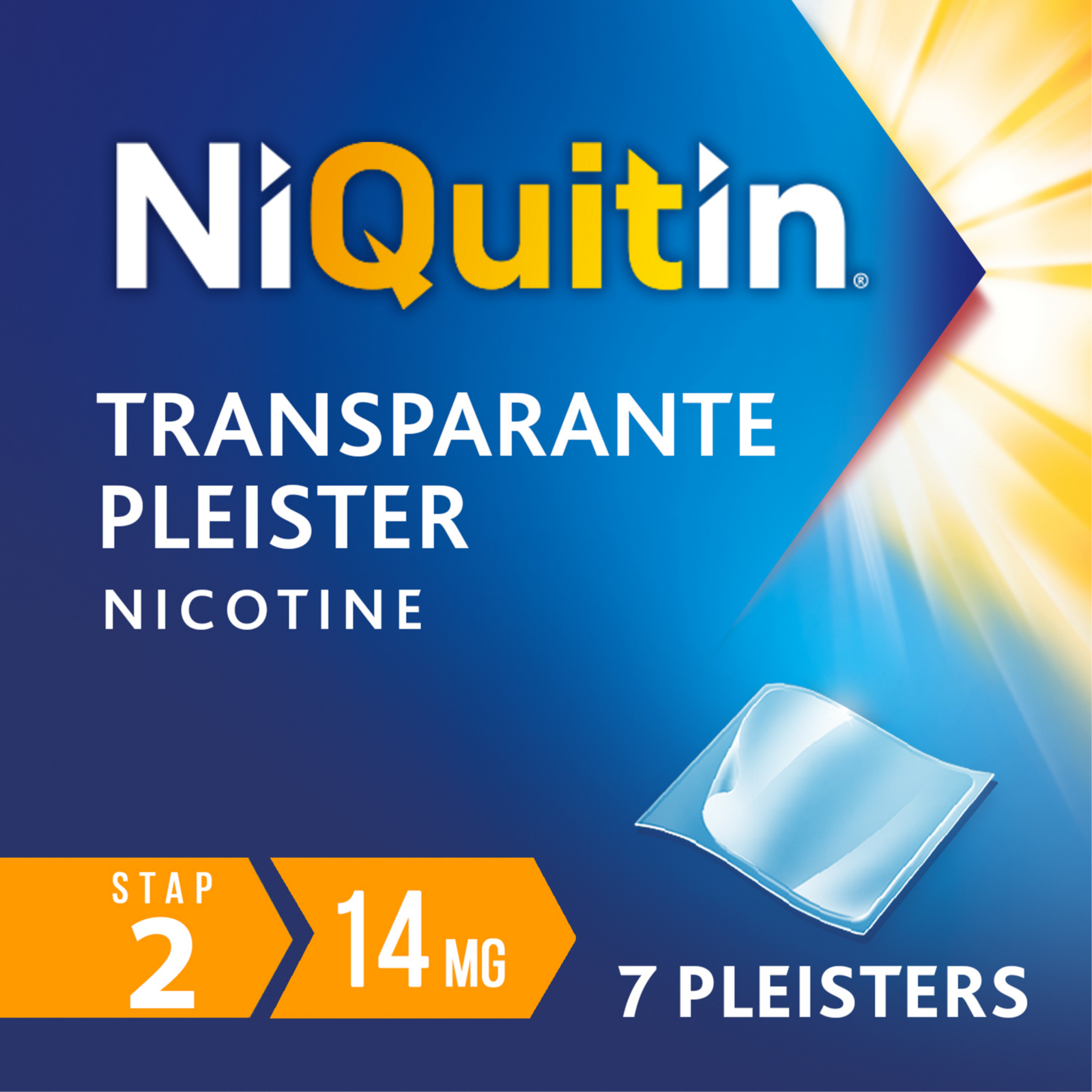 Image of Niquitin Clear Pleisters 14mg Stap 2