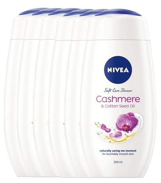 Nivea Cashmere & Cotton Seed Oil Soft Care Shower Voordeelverpakking