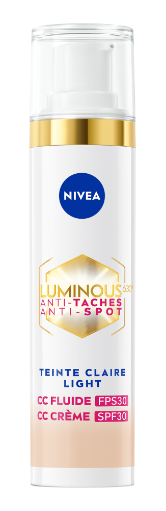 Image of Nivea Luminous630 Antispot CC Fluid SPF30 - 01 Light