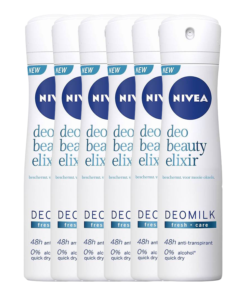 Nivea Deo Beauty Elixir Fresh Anti-Transpirant Spray Voordeelverpakking