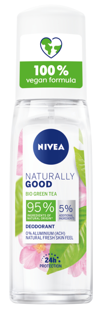 Nivea Naturally Good Bio Green Tea Deodorant Pump-Spray