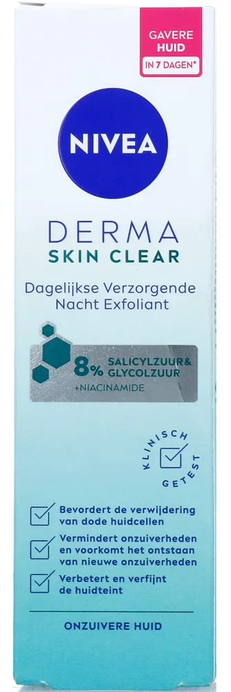 Nivea Derma Skin Clear Nacht Exfoliant
