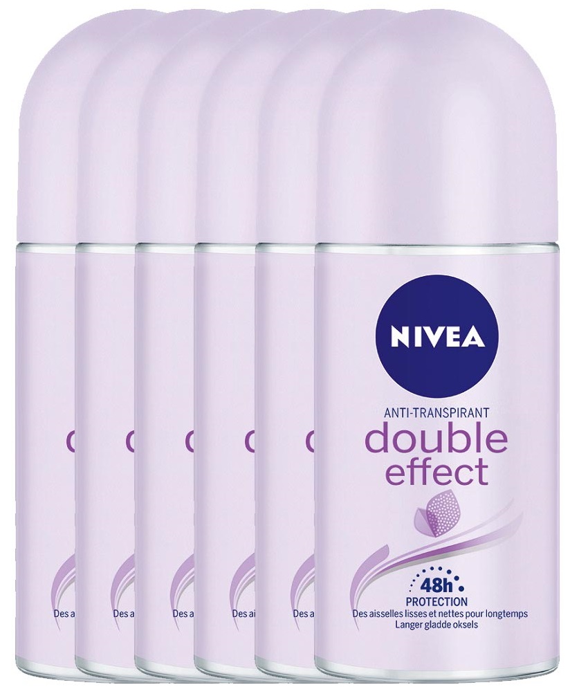 Nivea Double Effect Roll-on Voordeelverpakking