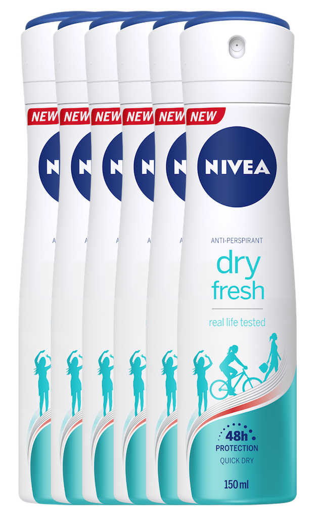 Nivea Dry Fresh Deodorant Spray Voordeelverpakking