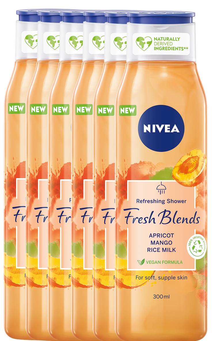 Nivea Fresh Blends Apricot Mango Rice Milk Voordeelverpakking