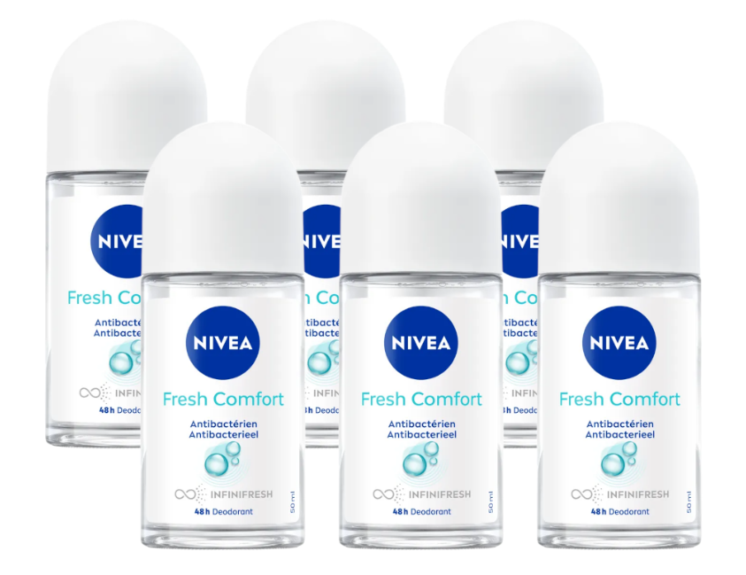 Nivea Fresh Comfort Roll-on Voordeelverpakking afbeelding