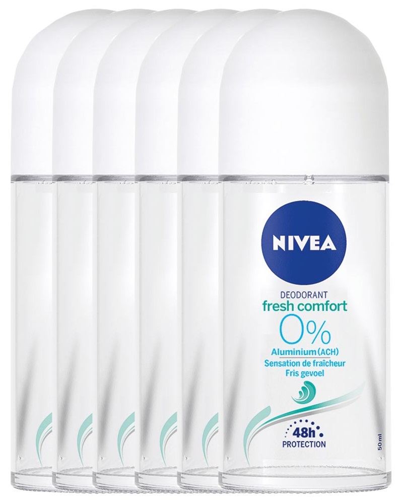 Nivea Fresh Comfort Roll-on Voordeelverpakking