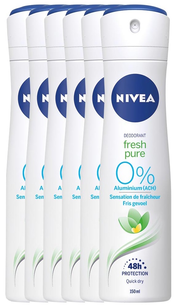Nivea Fresh Pure Deodorant Spray Voordeelverpakking