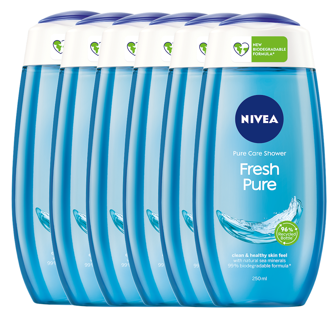 Nivea Fresh Pure Douchegel Voordeelverpakking