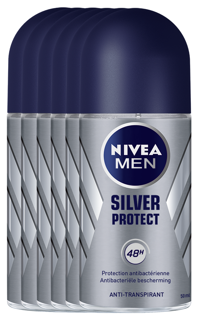 Nivea Men Silver Protect Roll-on Voordeelverpakking