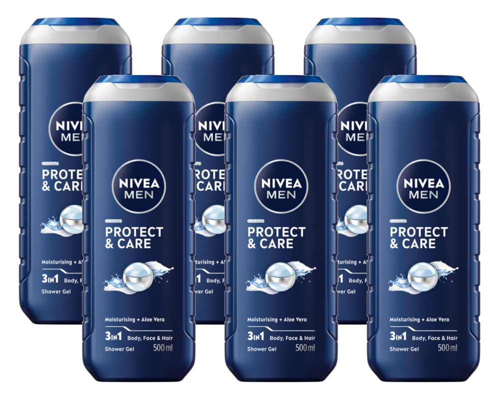 Nivea Men - Protect & Care 3-in-1 Shower Gel Voordeelverpakking