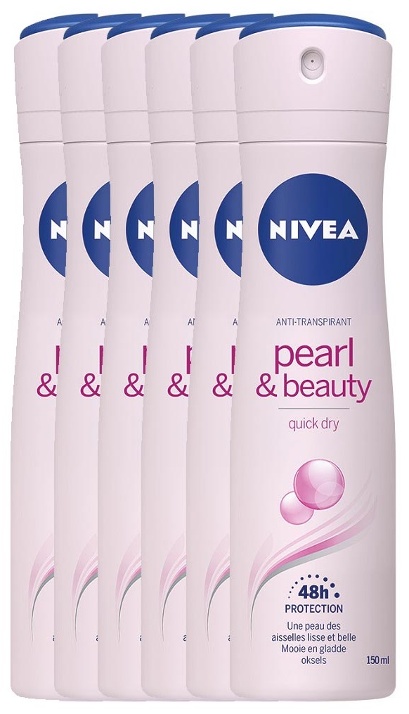 Nivea Pearl & Beauty Deodorant Spray Voordeelverpakking