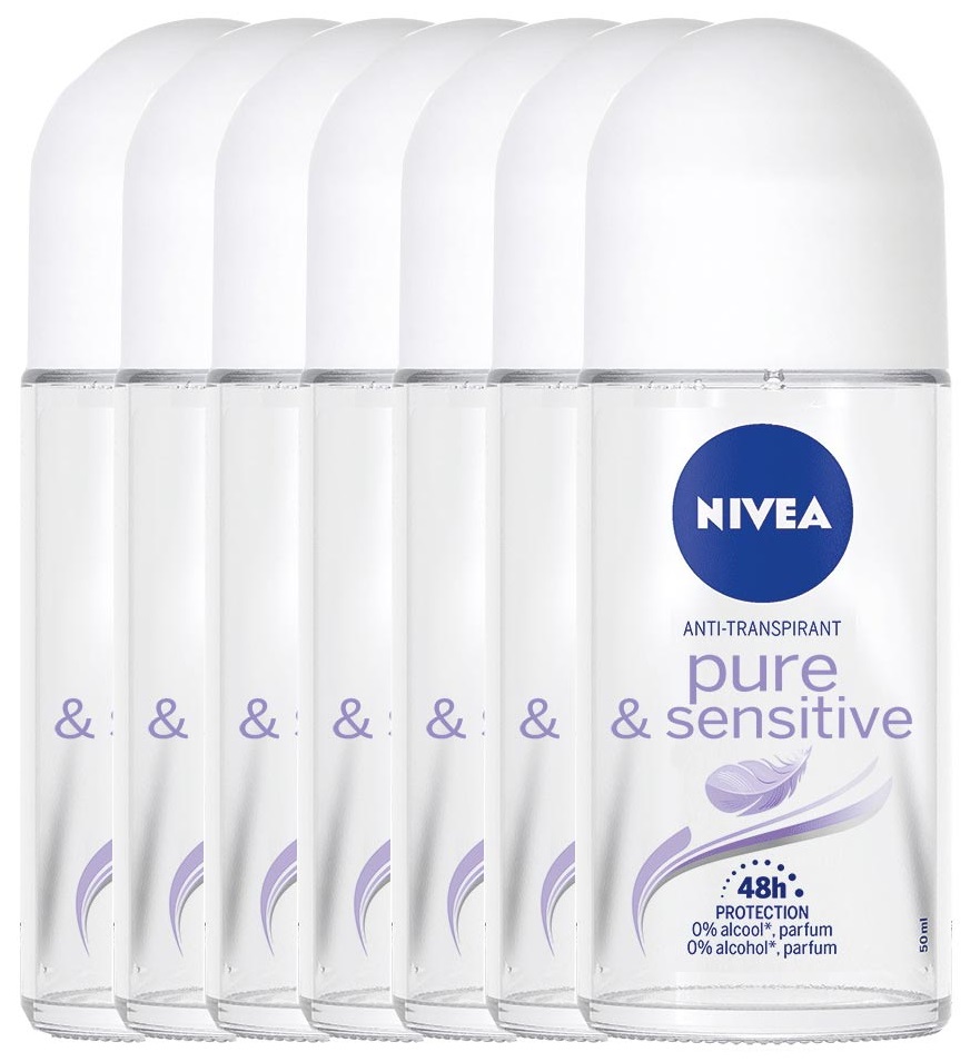 Nivea Pure & Sensitive Roll-on Voordeelverpakking