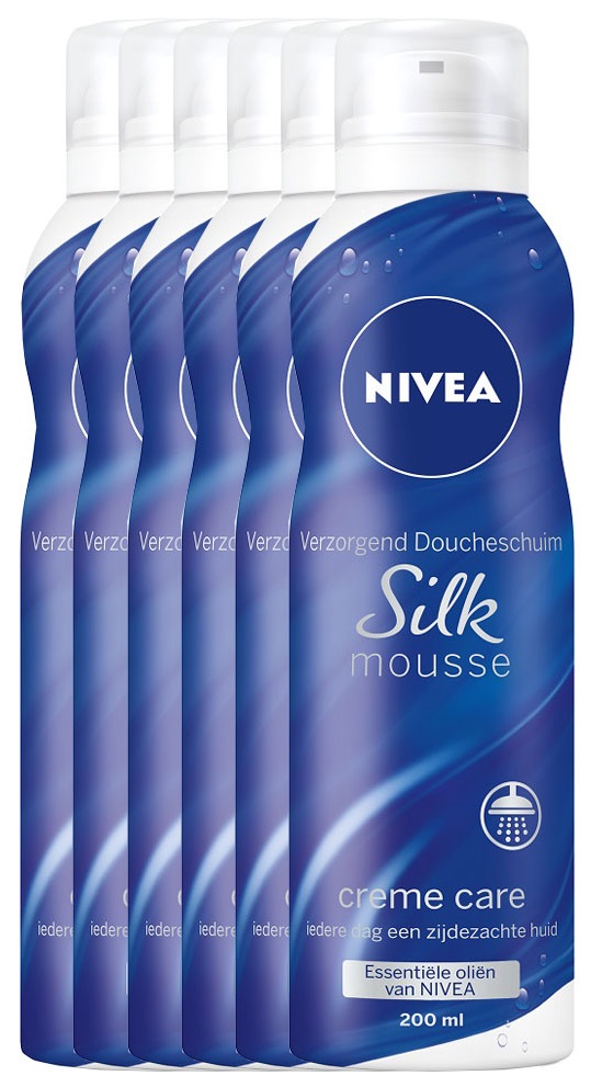 Nivea Silk Mousse Crème Care Voordeelverpakking