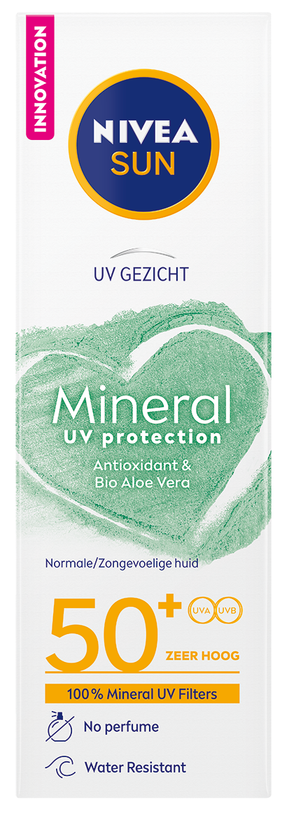 Image of Nivea Sun Gezicht Mineral UV Protection SPF50+