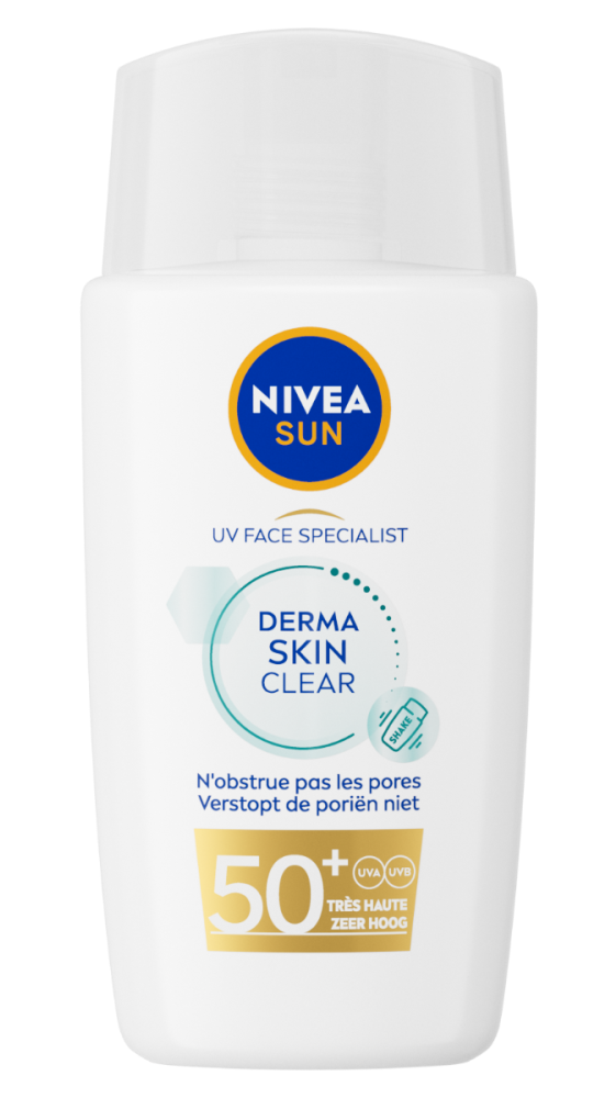 Image of Nivea Sun Derma Skin Clear Fluid SPF50+