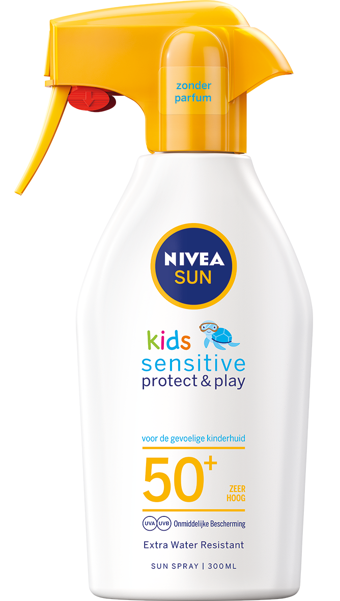 Nivea Sun Kids Sensitive Protect & Play Zonnespray Spf50 300ml online kopen