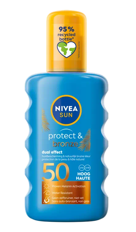Image of Nivea Sun Protect & Bronze Dual Effect Zonnespray SPF50