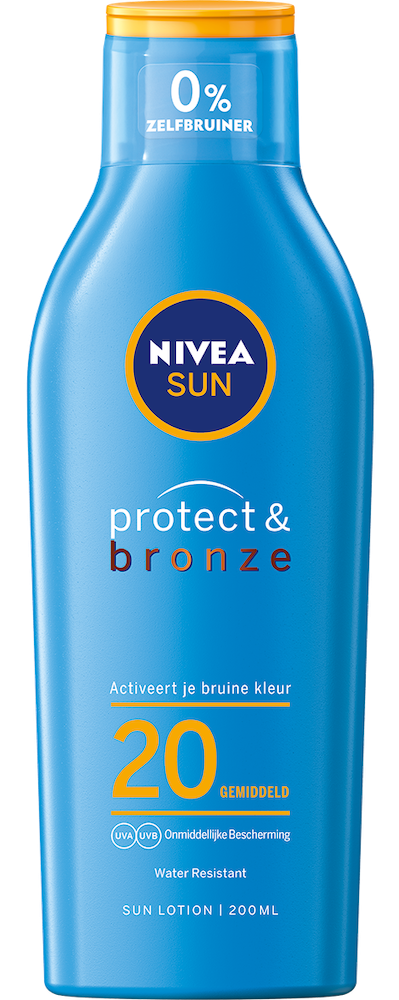 Image of Nivea Sun Protect & Bronze Zonnemelk SPF20