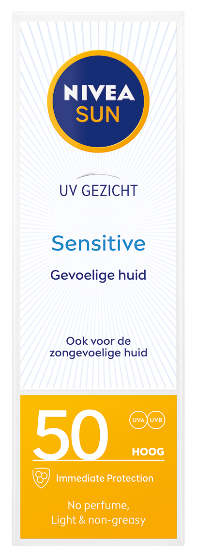 Image of Nivea Sun Face Sensitive Gezichtszonnecrème SPF50 