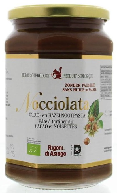 Nocciolata Cacao- en Hazelnootpasta