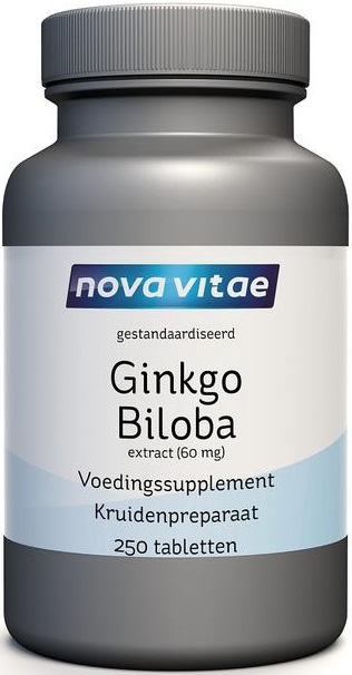 Nova Vitae Ginkgo Biloba 60mg Tabletten 250st