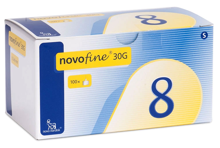 Novofine Naalden 30Gx8mm 100st