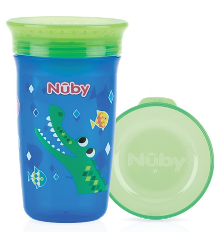 Nûby - Oefenbeker - 360° Wonder Cup - Blauw