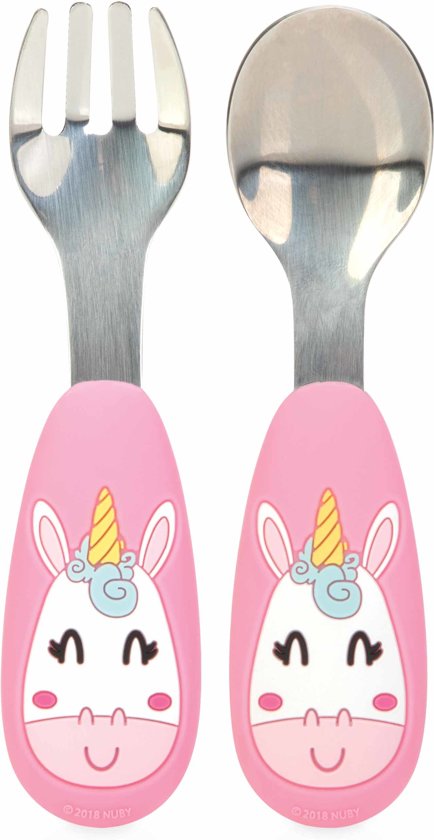 Nuby Peuterbestek Roze 12m+